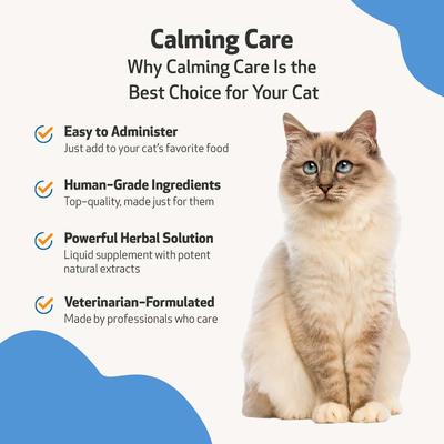 Calming CARE Bacon Flavored Liquid Calming Supplement for Cats & Dogs, 2-oz bottle