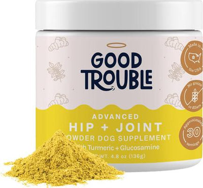 Advanced Hip & Joint Powder Supplement for Dogs, 4.8-oz tub