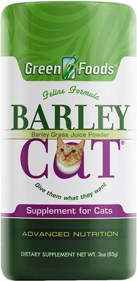 Barley Cat Grass Juice Powder Cat Supplement, 3-oz jar