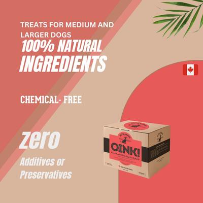 Oink! Pets Agree Bacon Flavored Dog Treats, 32-oz bag, Large