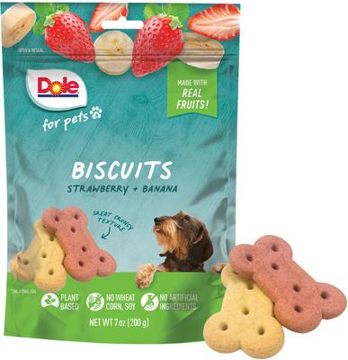 Assorted Apple & Carrot Crunchy Dog Treats, 7-oz bag