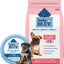 Paquete: Alimento seco para cachorros de raza pequeña Blue Buffalo Baby BLUE Healthy Growth Formula, receta de pollo y avena con arroz, 4 lb + taza de alimento húmedo, receta de pollo y vegetales