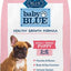 Paquete: Alimento seco para cachorros de raza pequeña Blue Buffalo Baby BLUE Healthy Growth Formula, receta de pollo y avena con arroz, 4 lb + taza de alimento húmedo, receta de pollo y vegetales