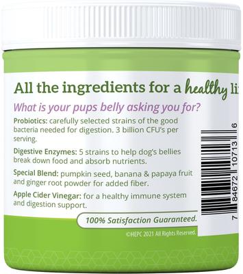 Belly + Immunity Powder Digestive & Immune Supplement for Dogs, 8-oz bottle
