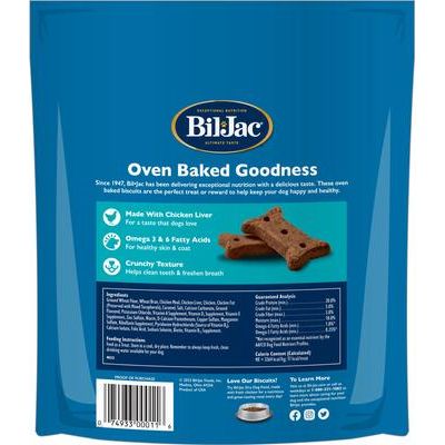 Galletas crujientes para perros, tamaño pequeño y mediano, bolsa de 26 oz