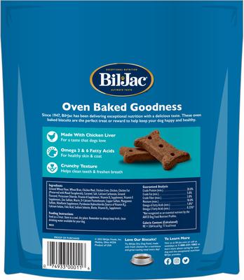 Galletas crujientes para perros, tamaño pequeño y mediano, bolsa de 26 oz