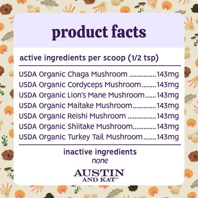 Harper's Mushroom Medley Dog & Cat Supplement, 2.12-oz bag