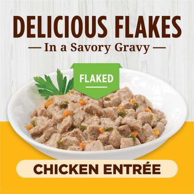 Chicken Entree Grain-Free Flaked Wet Cat Food, 3-oz can, case of 24