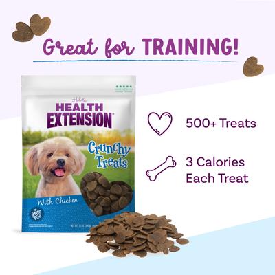 Small Heart-Shaped Dog Treats, 12-oz bag