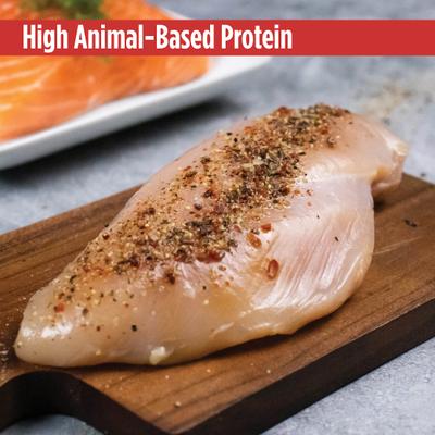 Grain-Free Chicken & Salmon Recipe Pate Wet Canned Food for Cats & Kittens, 2.8-oz can, case of 12