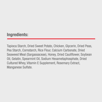 Triple Action Dental Sticks Kelp for Small & Medium Sized Dogs, 6-oz bag, 10 count