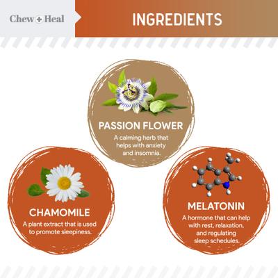 Anxiety + Stress Classic Chicken & Peanut Butter Flavored Soft Chews Supplement for Dogs, 120 Count