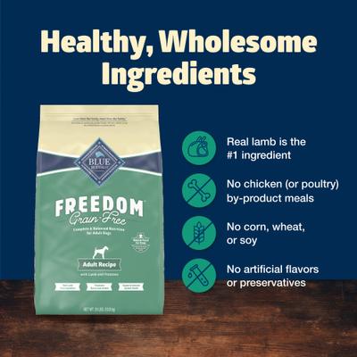 Freedom Adult Grain-Free Lamb & Potatoes Dry Dog Food, 24-lb bag
