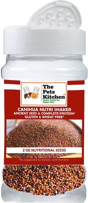 Canihua Flour Organic Ancient Seed Grain Complete Protein Powder Dog & Cat Supplement, 2-oz jar