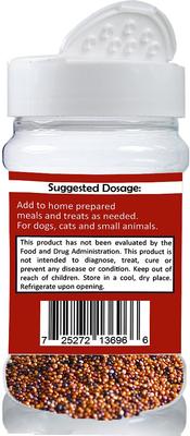 Canihua Flour Organic Ancient Seed Grain Complete Protein Powder Dog & Cat Supplement, 2-oz jar