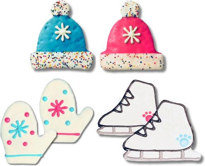 Long Winter Day Peanut Butter & Honey Assorted Crunchy Dog Treats, 18 count