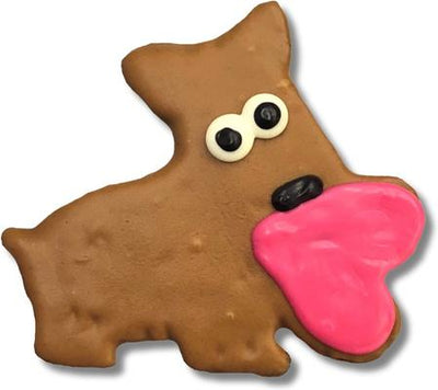 Valentine's Day Peanut Butter & Honey Assorted Crunchy Dog Treats, 18 count