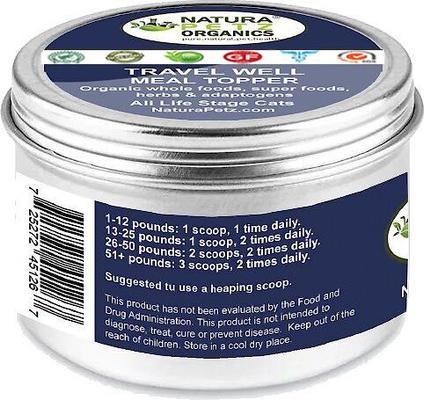 Travel Well Meal Topper Stress, Relaxation & Calming Support Cat Supplement, 4-oz jar