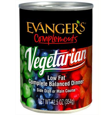 Low Fat Vegetarian Dinner Canned Dog & Cat Food, 12.8-oz, case of 12
