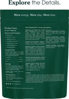 The Daily Dog Supplement Powder Multivitamin for Adult Dogs, 30 Scoops