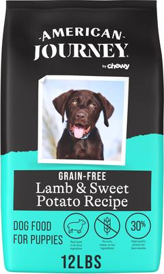 Grain-Free Puppy Lamb & Sweet Potato Recipe Dry Dog Food, 12-lb bag