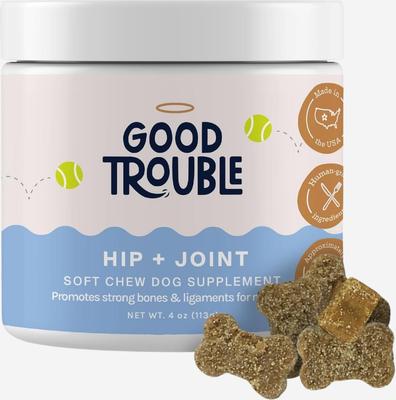 Hip & Joint Chew Supplement for Dogs, 30 count