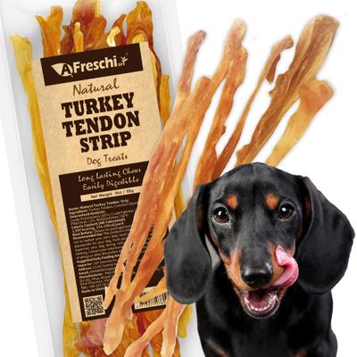 Natural Turkey Tendon Strip Natural Dog Chew Treat, 1 count