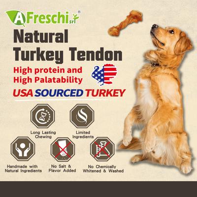 Natural Turkey Tendon Strip Natural Dog Chew Treat, 1 count