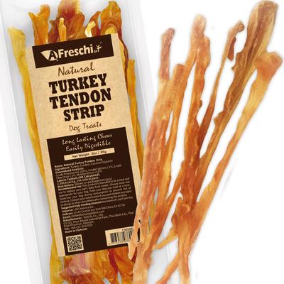Natural Turkey Tendon Strip Natural Dog Chew Treat, 1 count