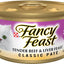Comida enlatada para gatos Classic Tender Beef & Liver Feast, 3 oz, caja de 24