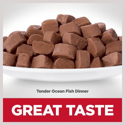 Adult Tender Ocean Fish Recipe Cat Food, 2.8-oz pouch, case of 24