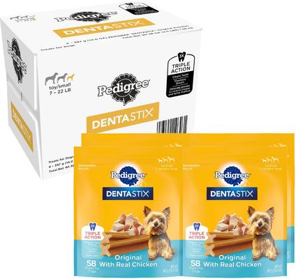 Dentastix Beef Mini Dental Dog Treats, 24 count