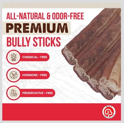 Jumbo 12-in Bully Sticks Dog Treats, 3 count