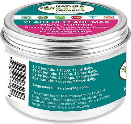 YEAST RELEASE MAX MEAL TOPPER* Master Blend Candida Yeast Defense Support* Dog Supplement, 4-oz jar