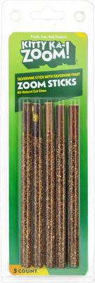 Silvervine Fruit Covered Sticks Cat Natural Chew Treats, 5 count