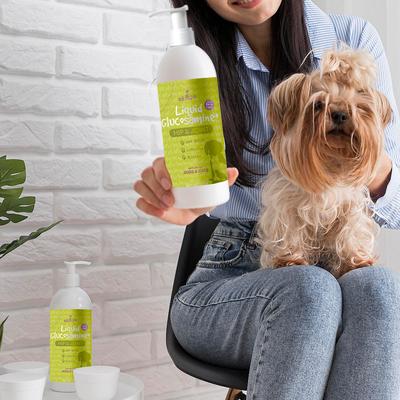 Liquid Glucosamine+ Bacon Flavor Liquid Joint Supplement for Dogs, 32-fl oz bottle