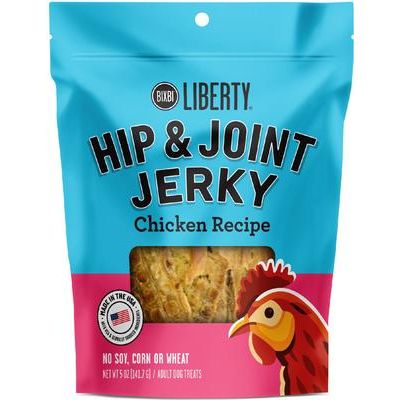 Premios para perros Liberty Hip & Joint Beef Liver Recipe Jerky, bolsa de 5 oz