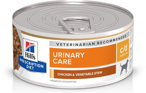 c/d Multicare Urinary Care Chicken & Vegetable Stew Wet Dog Food, 5.5-oz can, case of 4