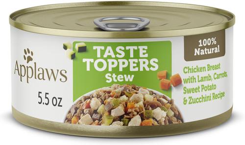 Taste Toppers Chicken Breast with Carrots, Green Beans & Potato Recipe Natural Wet Dog Food, 5.5-oz can, case of 12