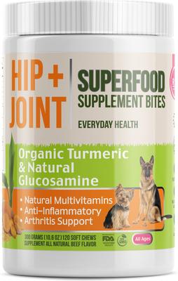 Hip + Joint Superfood Dog Supplement, 120 count