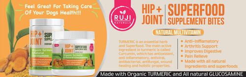 Hip + Joint Superfood Dog Supplement, 120 count