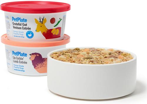 Human Grade Novel Protein Venison & Lamb Fresh Dog Food, 12-oz cup, case of 12