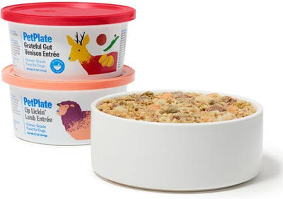 Human Grade Novel Protein Venison & Lamb Fresh Dog Food, 12-oz cup, case of 12