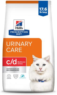 c/d Multicare Stress Urinary Care with Ocean Fish Dry Cat Food, 17.6-lb bag