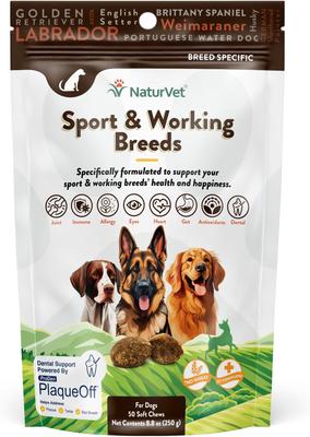 Breed Specific Sport & Working Breeds Supplement for Dogs, 50 count