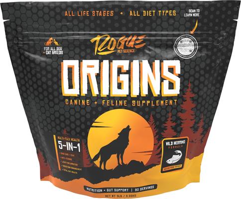 Origins 5 in 1 Multi-Plex Support Dog & Cat Supplement, 2-lb bag