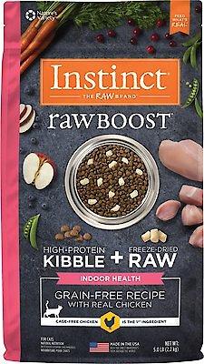 Raw Boost Indoor Real Rabbit Recipe Grain-Free Dry Cat Food, 4.5-lb bag