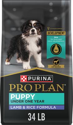 Paquete: alimento seco Purina Pro Plan Puppy Lamb & Rice Formula + premios Wellness Soft Puppy Bites Lamb & Salmon Recipe sin cereales para perros
