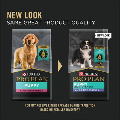 Paquete: alimento seco Purina Pro Plan Puppy Lamb & Rice Formula + premios Wellness Soft Puppy Bites Lamb & Salmon Recipe sin cereales para perros