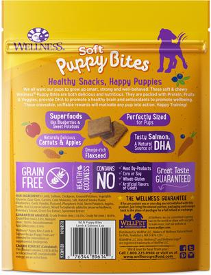 Paquete: alimento seco Purina Pro Plan Puppy Lamb & Rice Formula + premios Wellness Soft Puppy Bites Lamb & Salmon Recipe sin cereales para perros